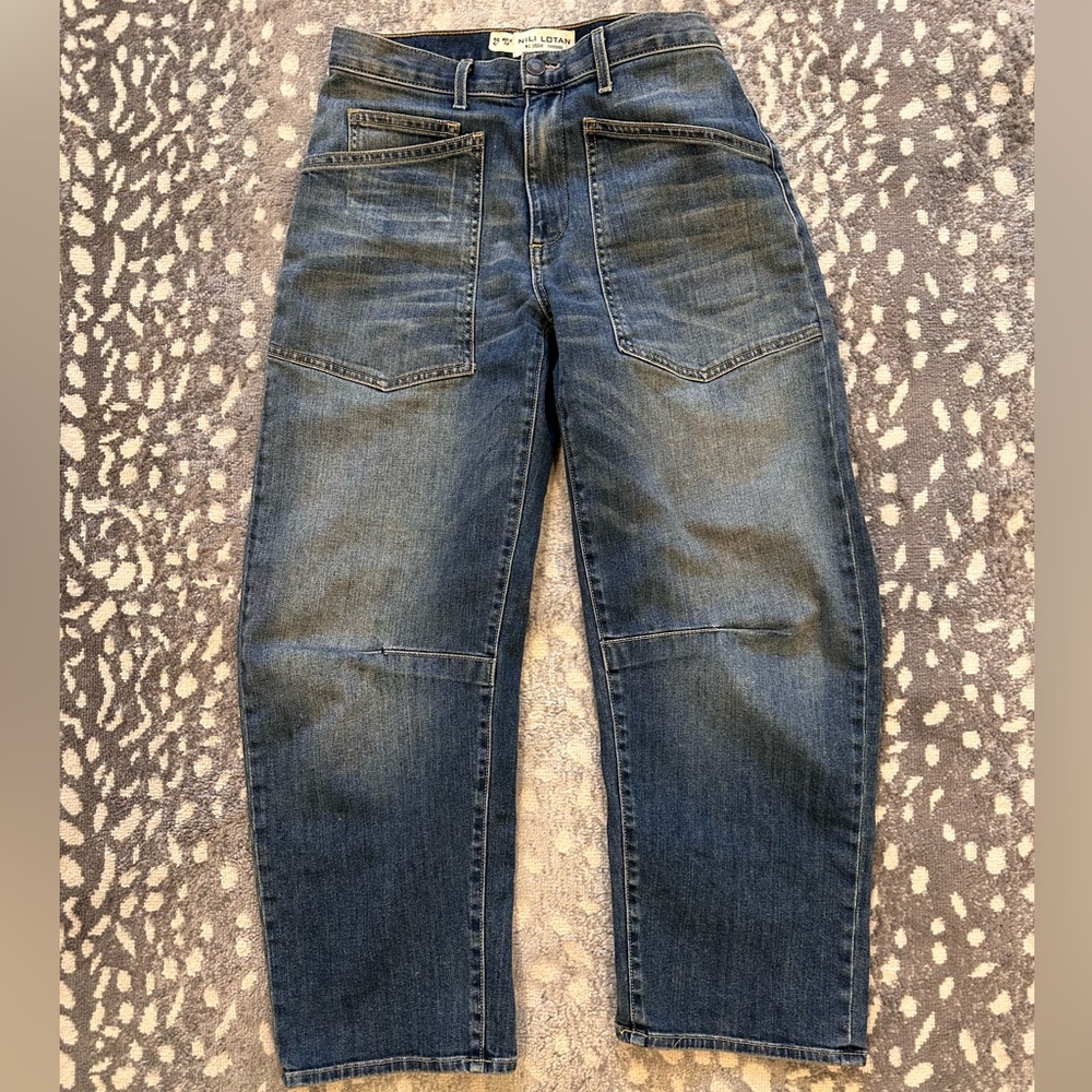 Nili Lotan Shon jeans, classic wash, 25 - Picture 4 of 8